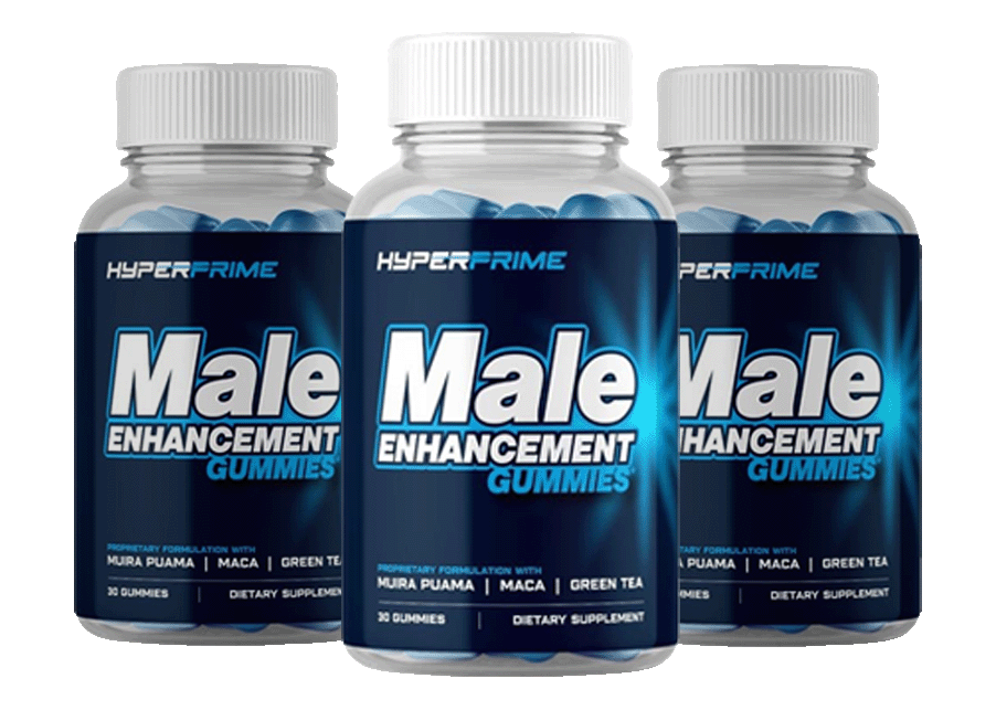 HyperPrime Male Enhancement Gummies bottles